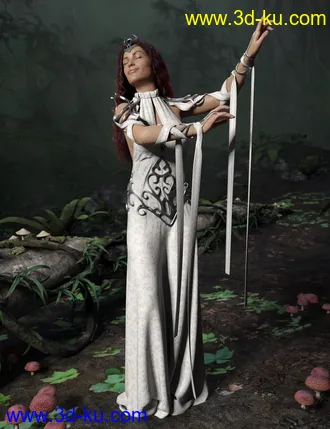 3D打印模型dForce Enchanted Queen Outfit for Genesis 8 Female(s)的图片