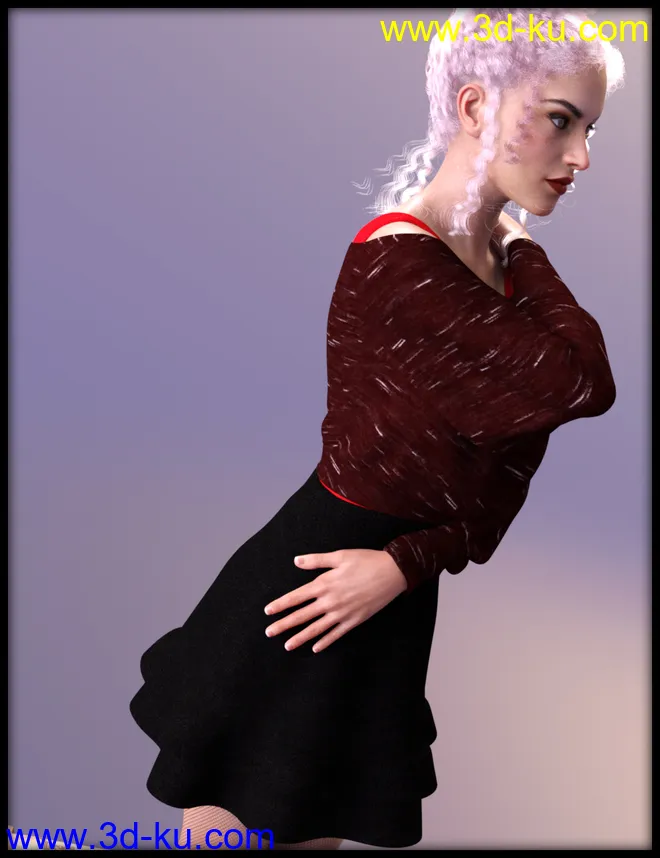 dForce Frost X Fashion for Genesis 8 Female模型的图片4