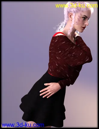 3D打印模型dForce Frost X Fashion for Genesis 8 Female的图片