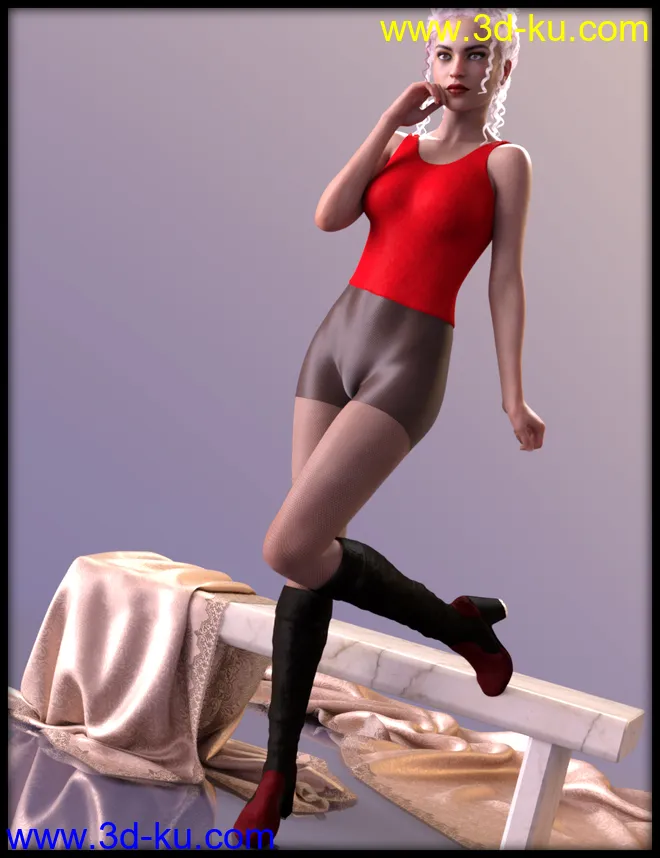 dForce Frost X Fashion for Genesis 8 Female模型的图片5