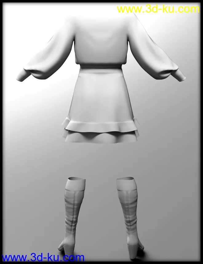 dForce Frost X Fashion for Genesis 8 Female模型的图片9