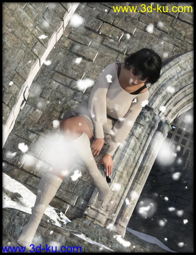 dForce Frost X Fashion Outfit Textures模型的图片10