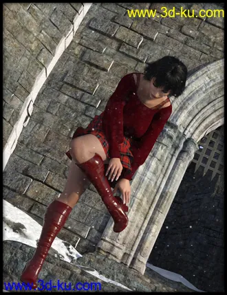 3D打印模型dForce Frost X Fashion Outfit Textures的图片