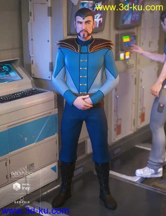 dForce GIS Commander for Genesis 8 Male(s)模型的图片2