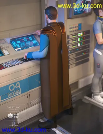 3D打印模型dForce GIS Commander for Genesis 8 Male(s)的图片