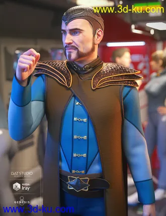 3D打印模型dForce GIS Commander for Genesis 8 Male(s)的图片