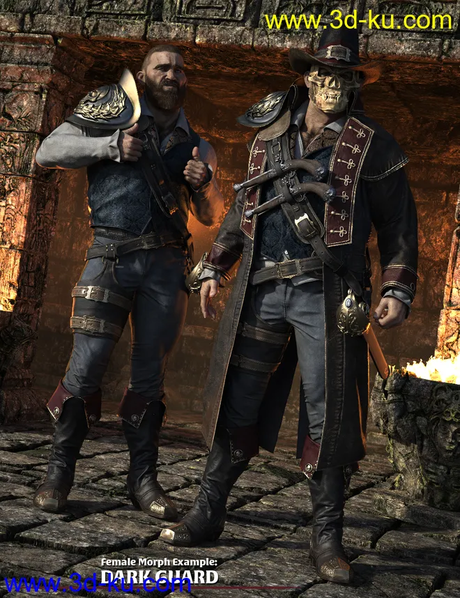 dForce Giuro Vendetta HD for Genesis 8模型的图片4