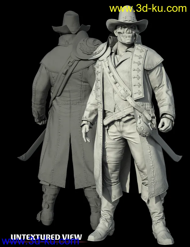 dForce Giuro Vendetta HD for Genesis 8模型的图片8