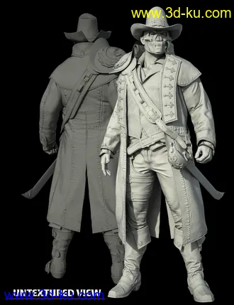 3D打印模型dForce Giuro Vendetta HD for Genesis 8的图片