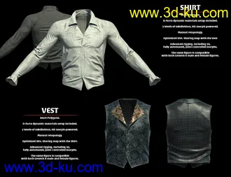 3D打印模型dForce Giuro Vendetta HD for Genesis 8的图片