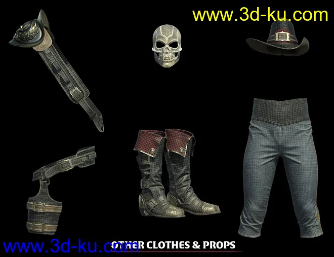 dForce Giuro Vendetta HD for Genesis 8模型的图片11