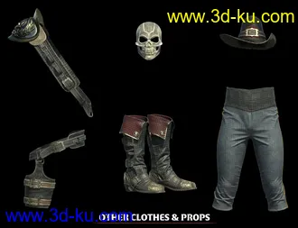 3D打印模型dForce Giuro Vendetta HD for Genesis 8的图片