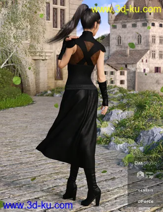 3D打印模型dForce Greenborough Adventure Outfit for Genesis 8 Female(s)的图片