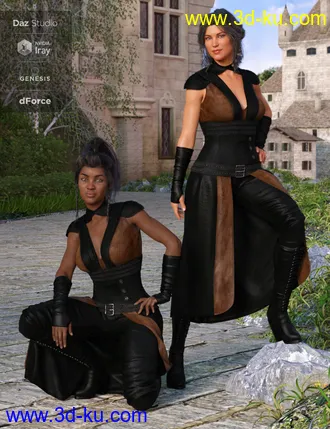 3D打印模型dForce Greenborough Adventure Outfit for Genesis 8 Female(s)的图片