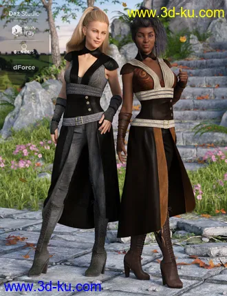 3D打印模型dForce Greenborough Adventure Outfit Textures的图片