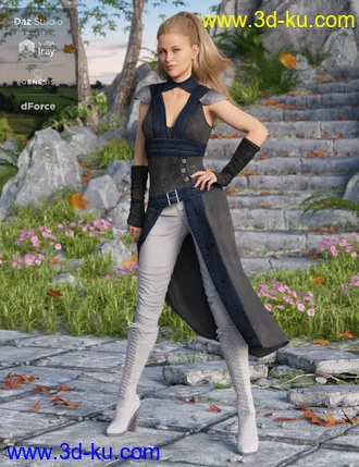 3D打印模型dForce Greenborough Adventure Outfit Textures的图片