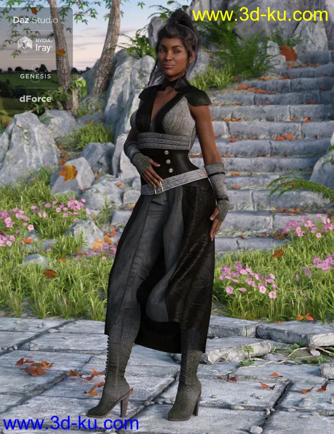 dForce Greenborough Adventure Outfit Textures模型的图片6