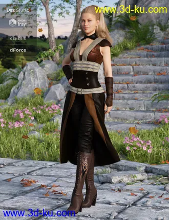 3D打印模型dForce Greenborough Adventure Outfit Textures的图片