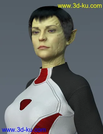 3D打印模型dForce Hair Oso Bob for Genesis 8 Female(s)的图片