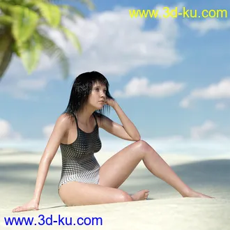 3D打印模型dForce Hair Oso Bob for Genesis 8 Female(s)的图片