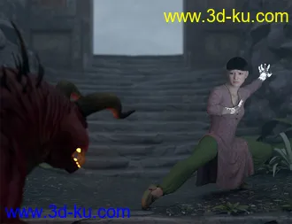 3D打印模型dForce Hair Oso Bob for Genesis 8 Female(s)的图片
