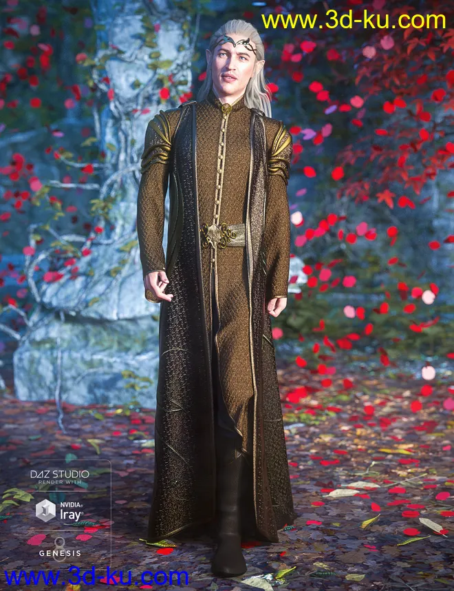 dForce High Elf for Genesis 8 Male(s)模型的图片2