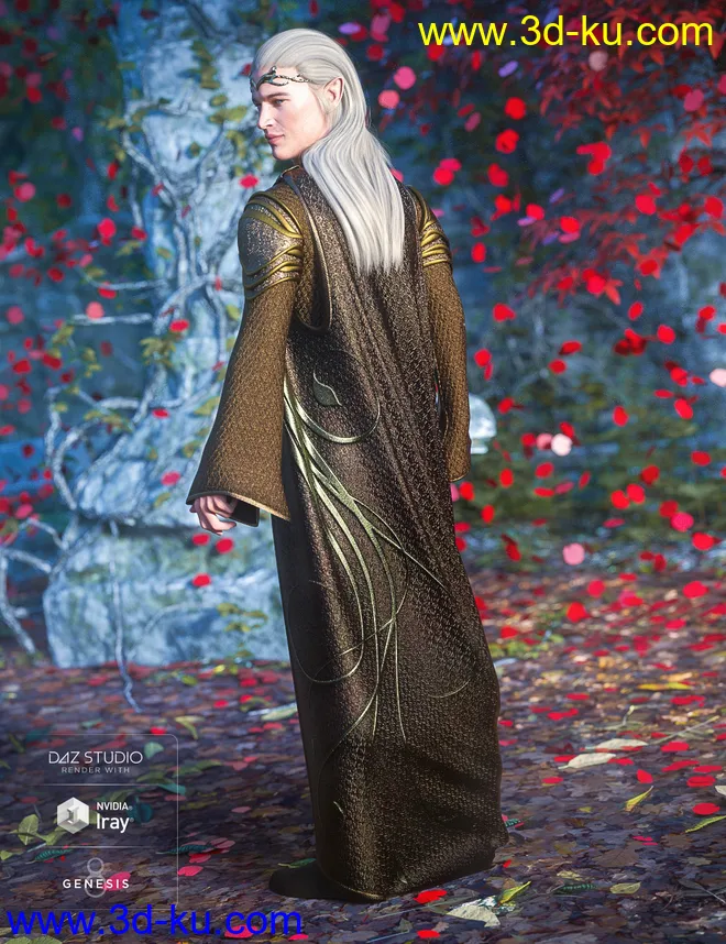 dForce High Elf for Genesis 8 Male(s)模型的图片3