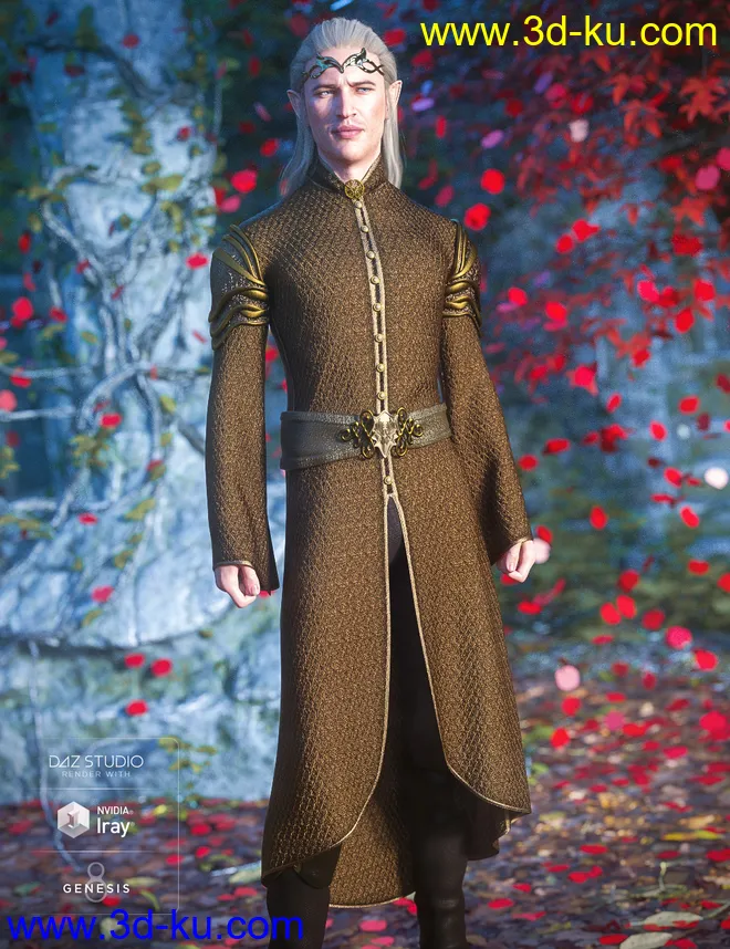 dForce High Elf for Genesis 8 Male(s)模型的图片5