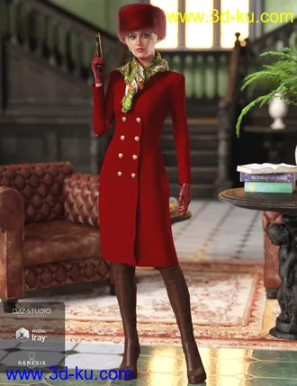 3D打印模型dForce Incognito Outfit Textures的图片