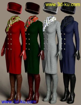 3D打印模型dForce Incognito Outfit Textures的图片