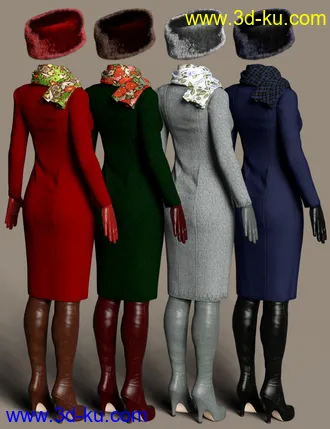 3D打印模型dForce Incognito Outfit Textures的图片
