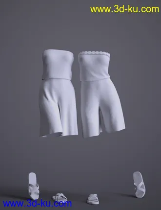 3D打印模型dForce Jolly Romper Outfit for Genesis 8 Female(s)的图片