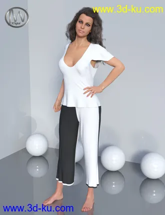 3D打印模型dForce JW Clothes Pack 2 for Genesis 8 Female(s)的图片