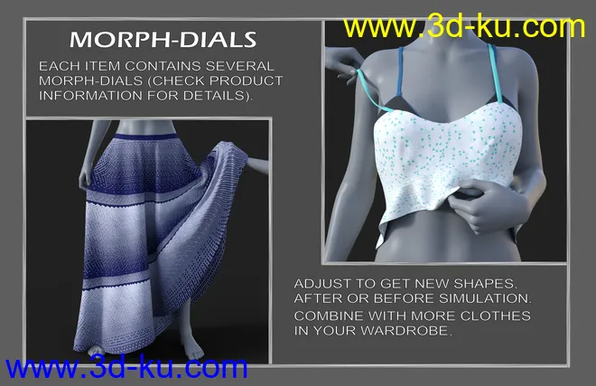 dForce JW Clothes Pack 2 for Genesis 8 Female(s)模型的图片7