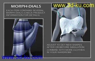 3D打印模型dForce JW Clothes Pack 2 for Genesis 8 Female(s)的图片