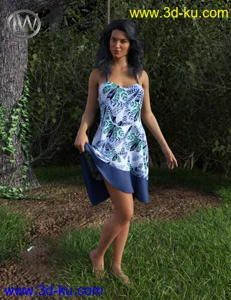 3D打印模型dForce JW Clothes Pack 2 for Genesis 8 Female(s)的图片