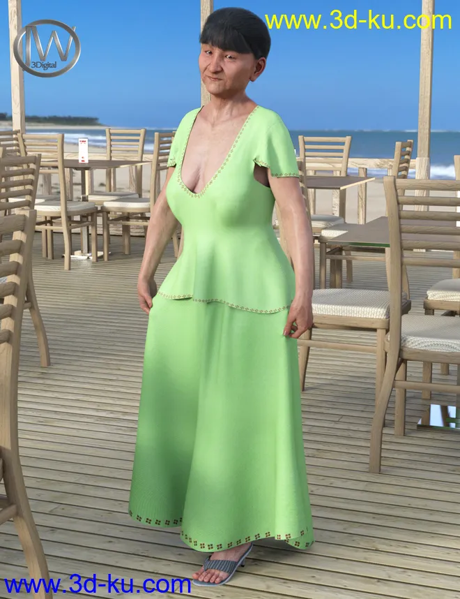 dForce JW Clothes Pack 2 for Genesis 8 Female(s)模型的图片10