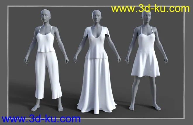 dForce JW Clothes Pack 2 for Genesis 8 Female(s)模型的图片14