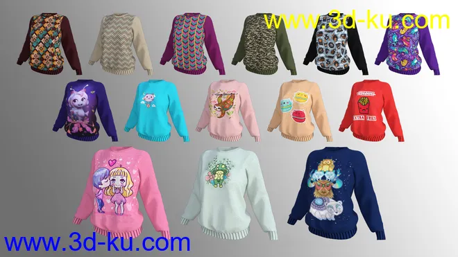 dForce Lazy Home Wear Outfit模型的图片6