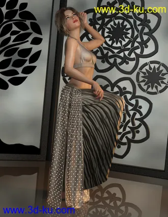 3D打印模型dForce Light Magic Outfit for Genesis 8 Female(s)的图片