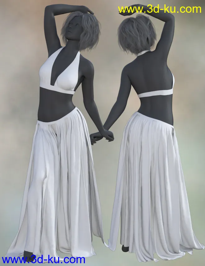 dForce Light Magic Outfit for Genesis 8 Female(s)模型的图片8