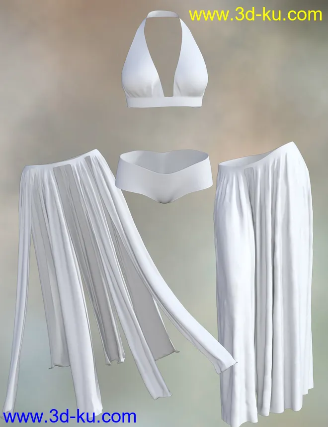 dForce Light Magic Outfit for Genesis 8 Female(s)模型的图片9