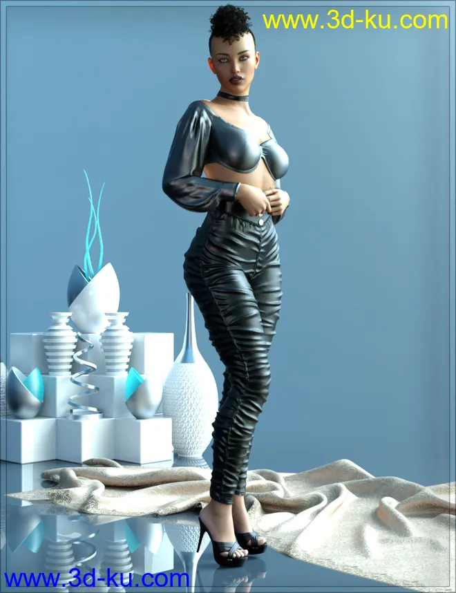dForce Luxe Modern Look for Genesis 8 Female模型的图片1