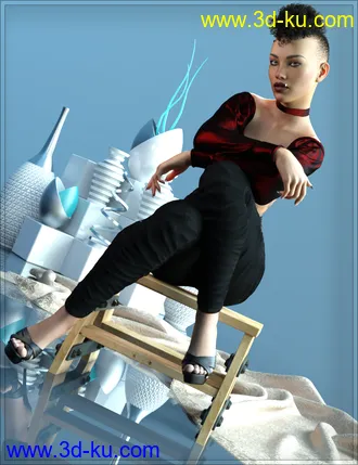 3D打印模型dForce Luxe Modern Look for Genesis 8 Female的图片
