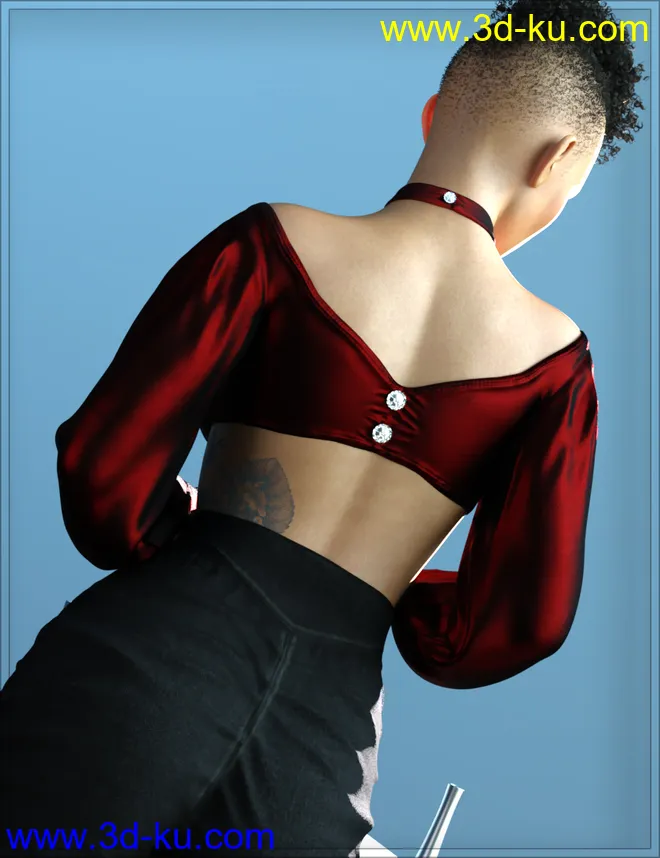dForce Luxe Modern Look for Genesis 8 Female模型的图片7