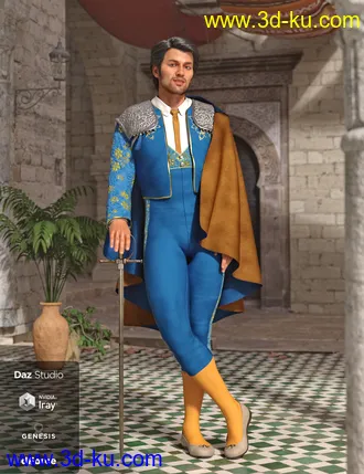 3D打印模型dForce Matador Outfit Textures的图片