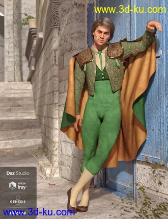 3D打印模型dForce Matador Outfit Textures的图片