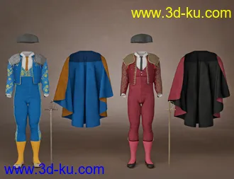 3D打印模型dForce Matador Outfit Textures的图片