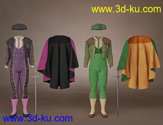 3D打印模型dForce Matador Outfit Textures的图片