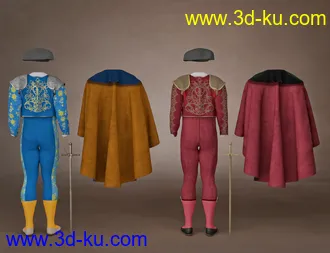 3D打印模型dForce Matador Outfit Textures的图片